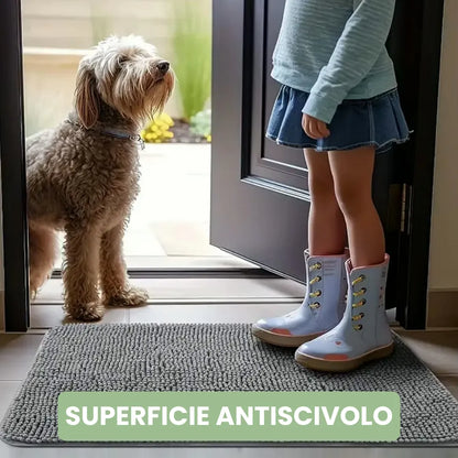 Tappeto ultra assorbente – zampe di animali