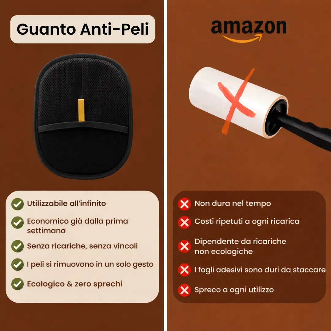 Guanto Antipeli Riutilizzabile & Ecologico