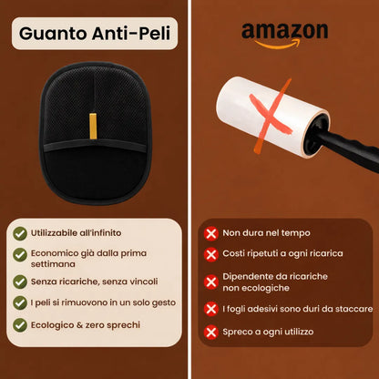 Guanto Antipeli Riutilizzabile & Ecologico
